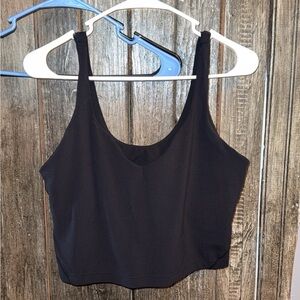 lululemon athletica Black Crop Top